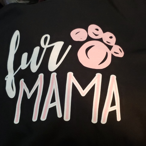 fur MAMA black and pink shirt - Picture 5 of 5